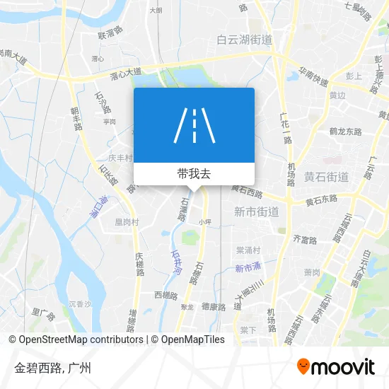 金碧西路地图