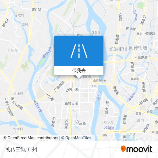 礼传三街地图