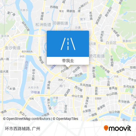 环市西路辅路地图