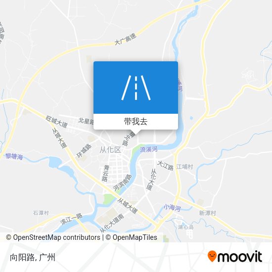 向阳路地图