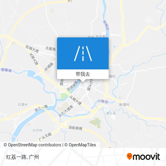 红荔一路地图