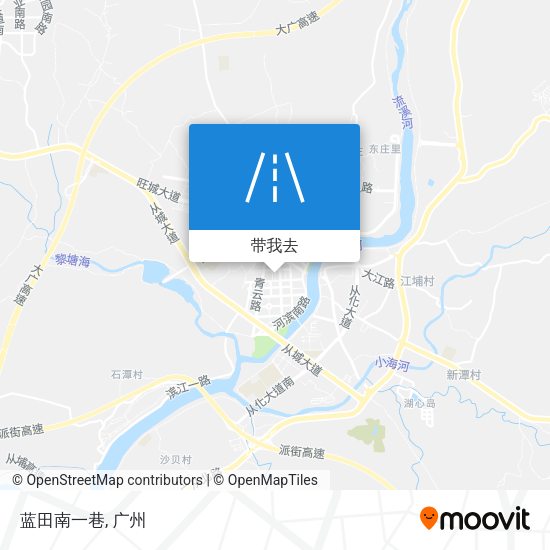 蓝田南一巷地图