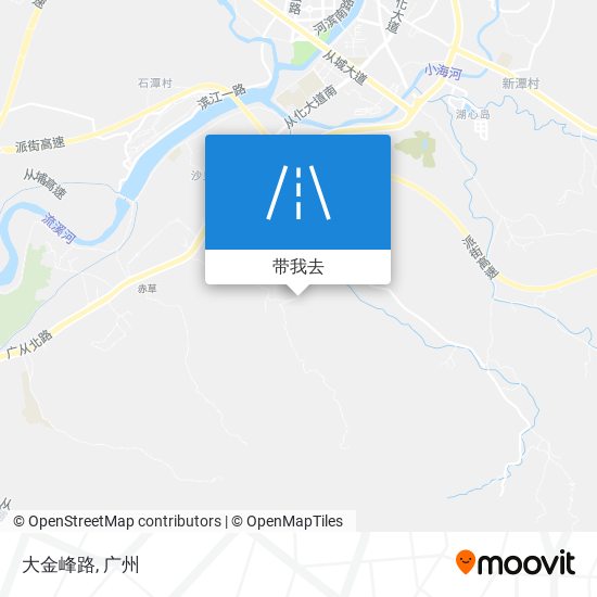 大金峰路地图