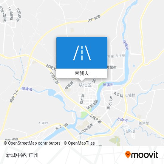 新城中路地图
