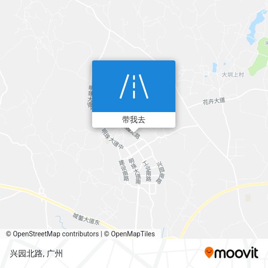 兴园北路地图