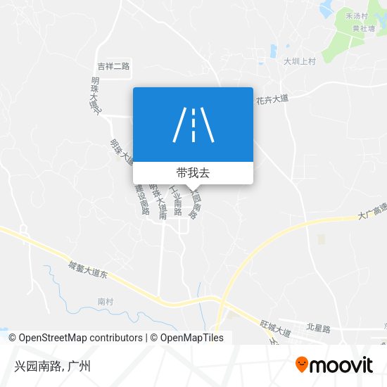 兴园南路地图
