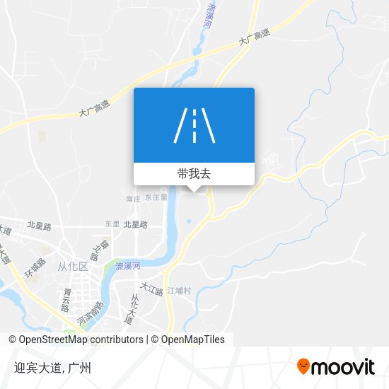 迎宾大道地图