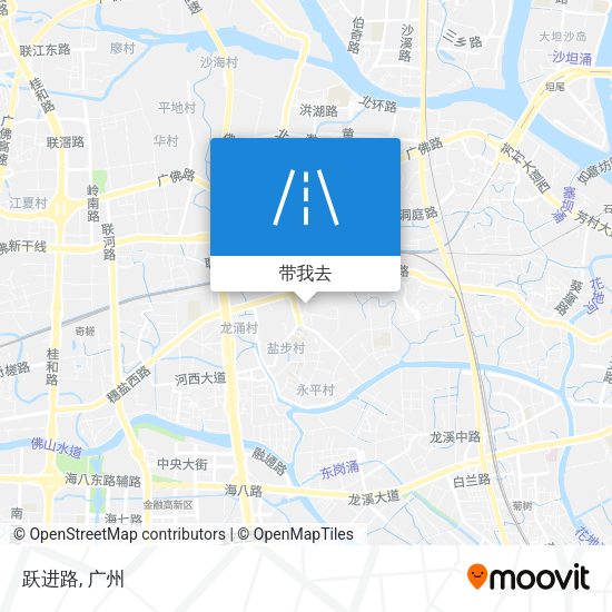 跃进路地图