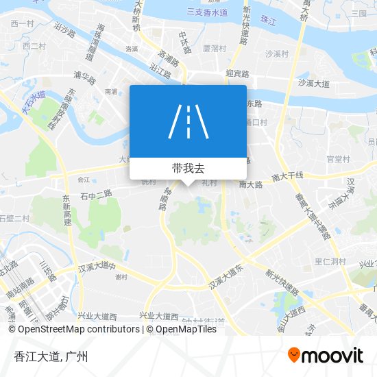 香江大道地图