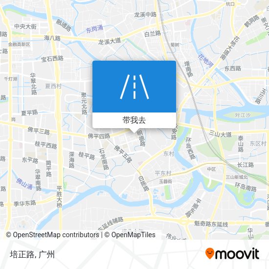 培正路地图