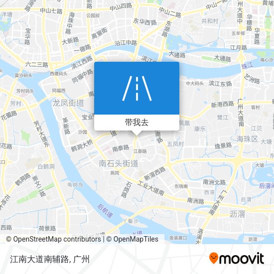 江南大道南辅路地图
