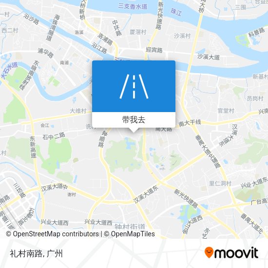礼村南路地图