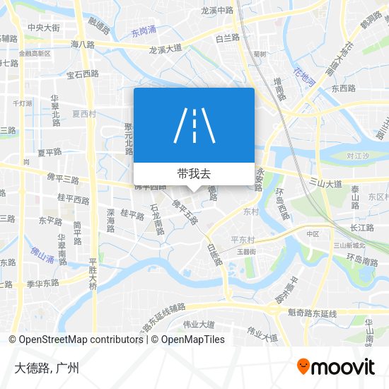 大德路地图