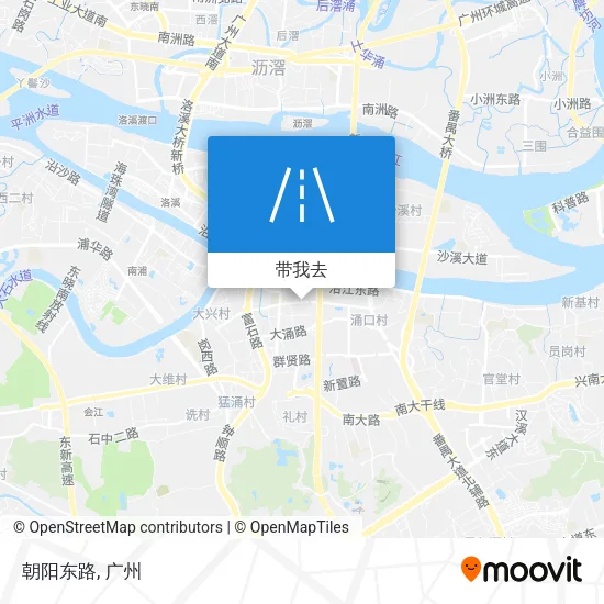 朝阳东路地图