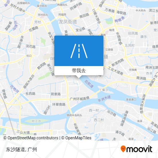 东沙隧道地图
