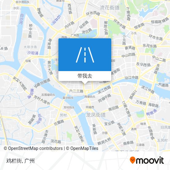 鸡栏街地图