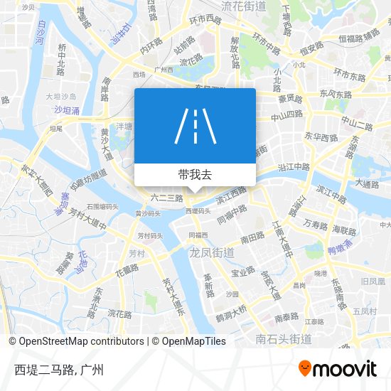 西堤二马路地图