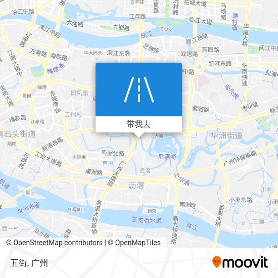 五街地图