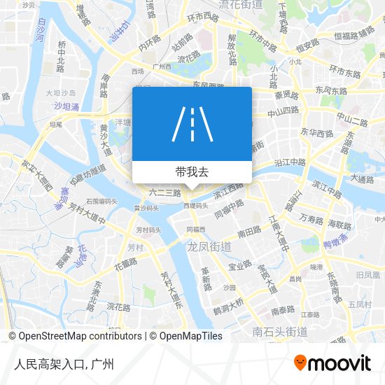 人民高架入口地图