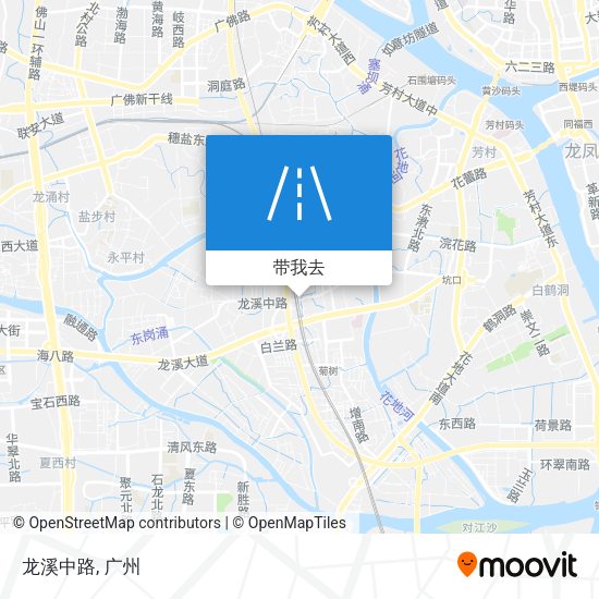 龙溪中路地图