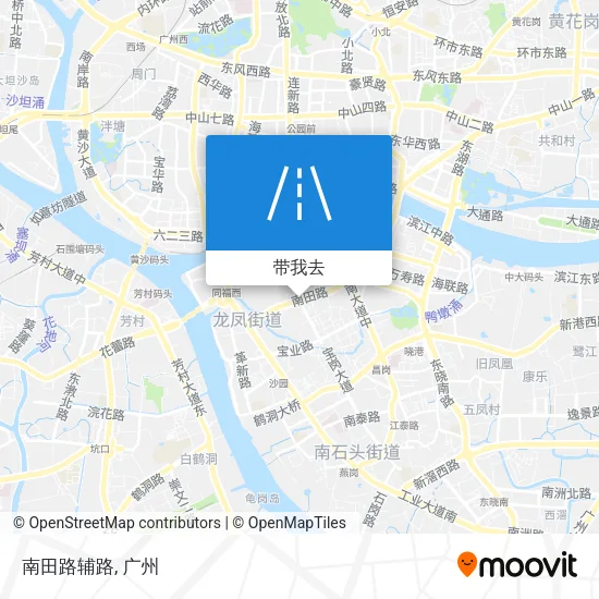 南田路辅路地图
