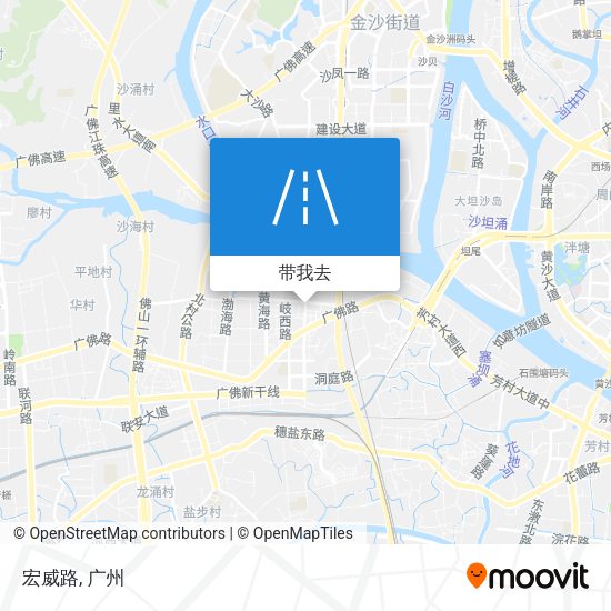 宏威路地图