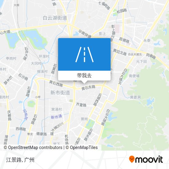 江景路地图
