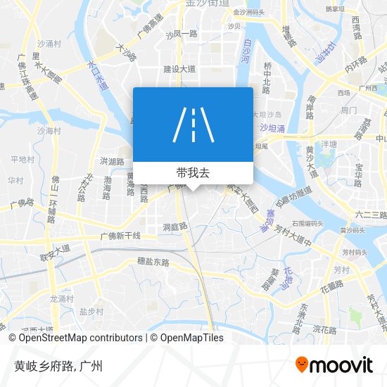 黄岐乡府路地图