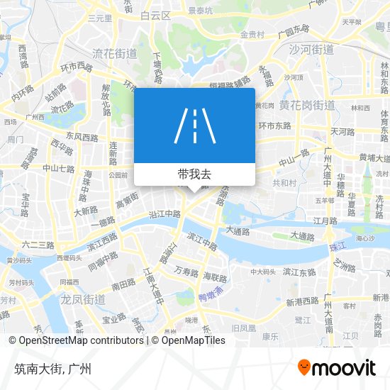 筑南大街地图