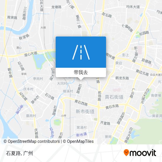 石夏路地图