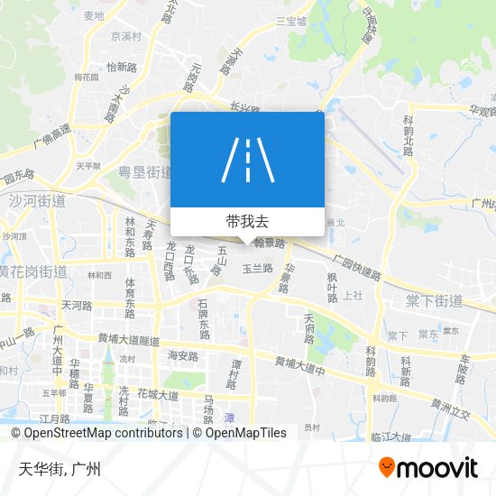 天华街地图
