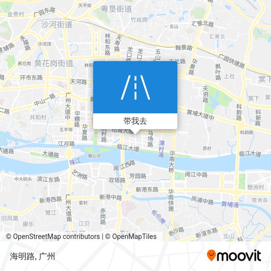 海明路地图