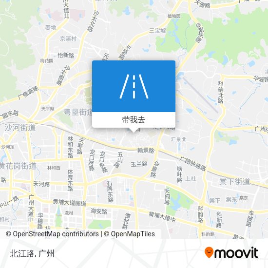 北江路地图