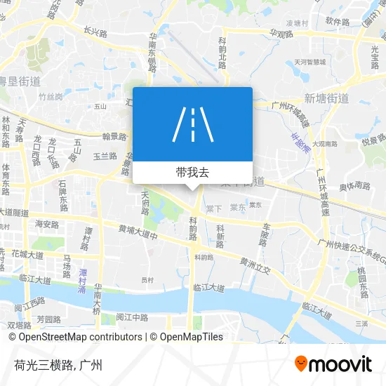 荷光三横路地图