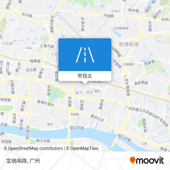 棠德南路地图