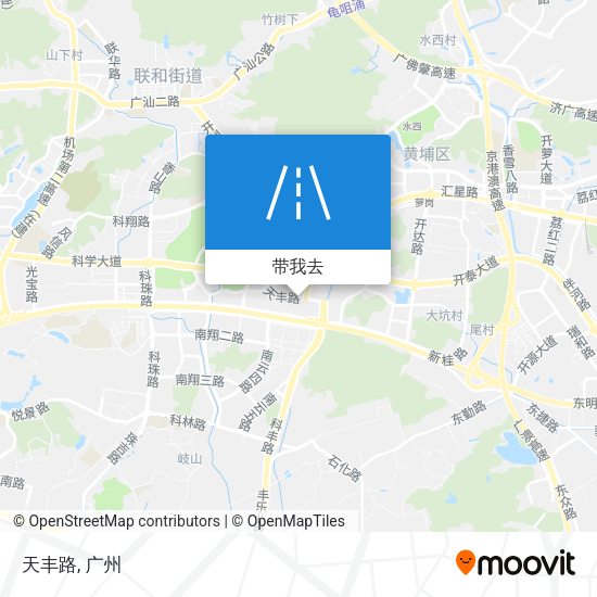 天丰路地图