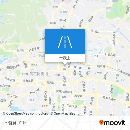 华庭路地图