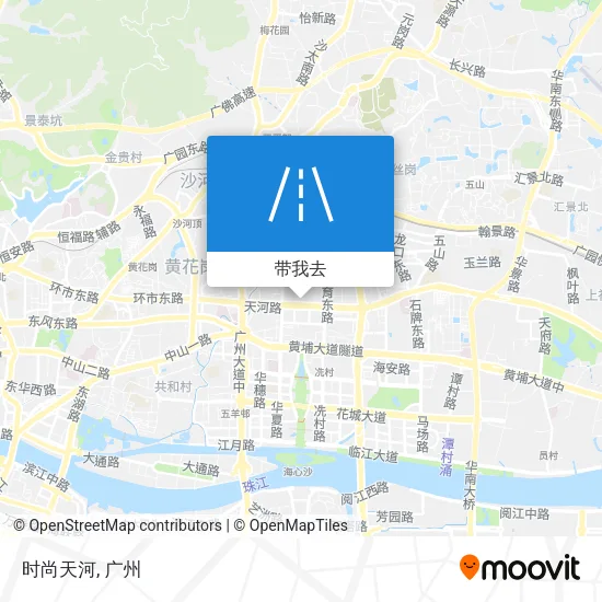时尚天河地图