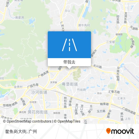 鳌鱼岗大街地图