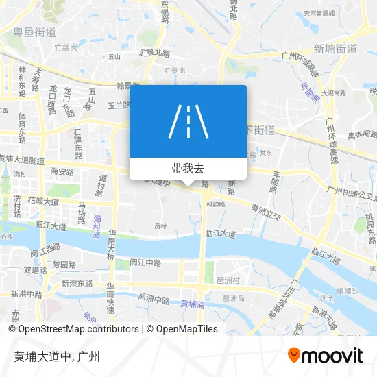 黄埔大道中地图