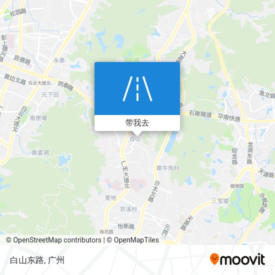白山东路地图