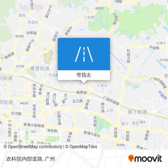 农科院内部道路地图