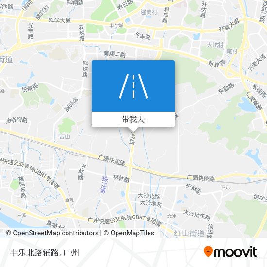 丰乐北路辅路地图
