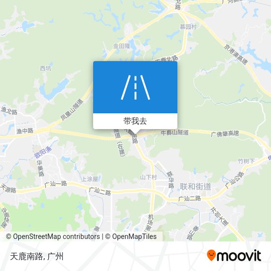 天鹿南路地图