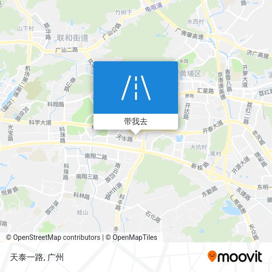 天泰一路地图