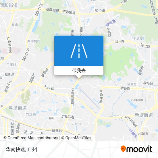 华南快速地图
