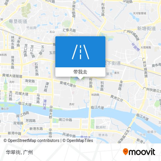 华翠街地图