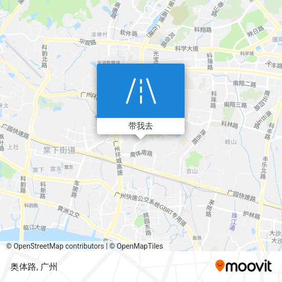 奥体路地图