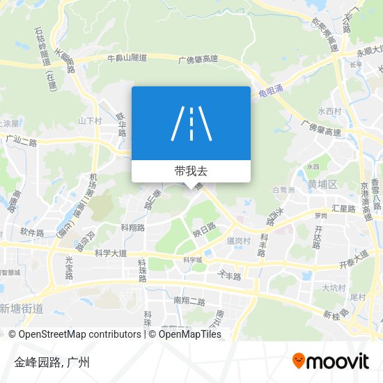 金峰园路地图