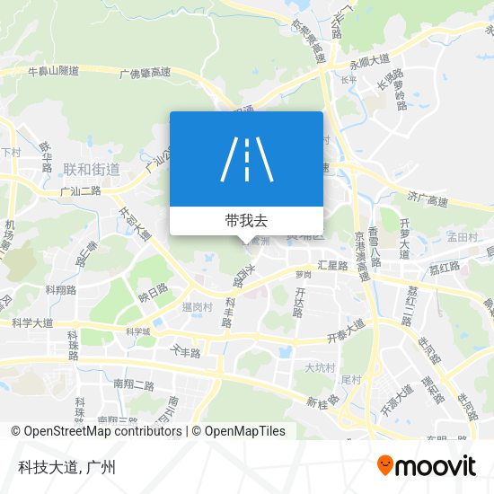 科技大道地图